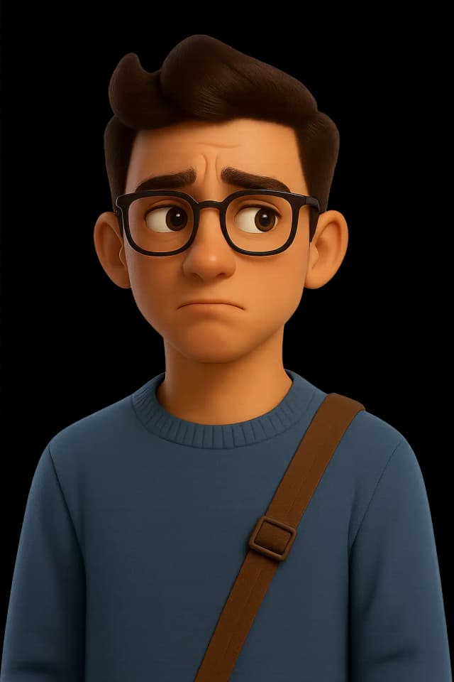 Worried student